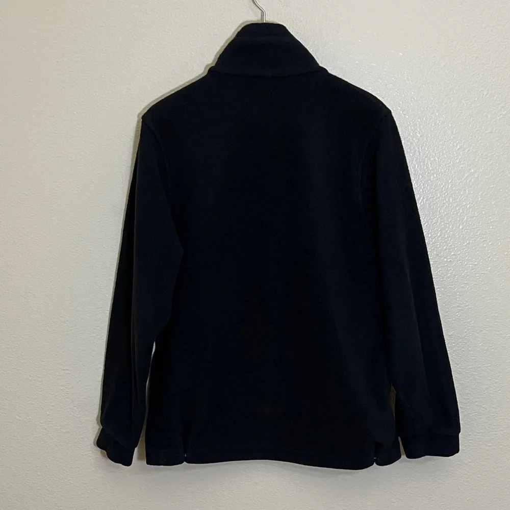 Columbia Black Full-Zip Fleece Sweatshirt
